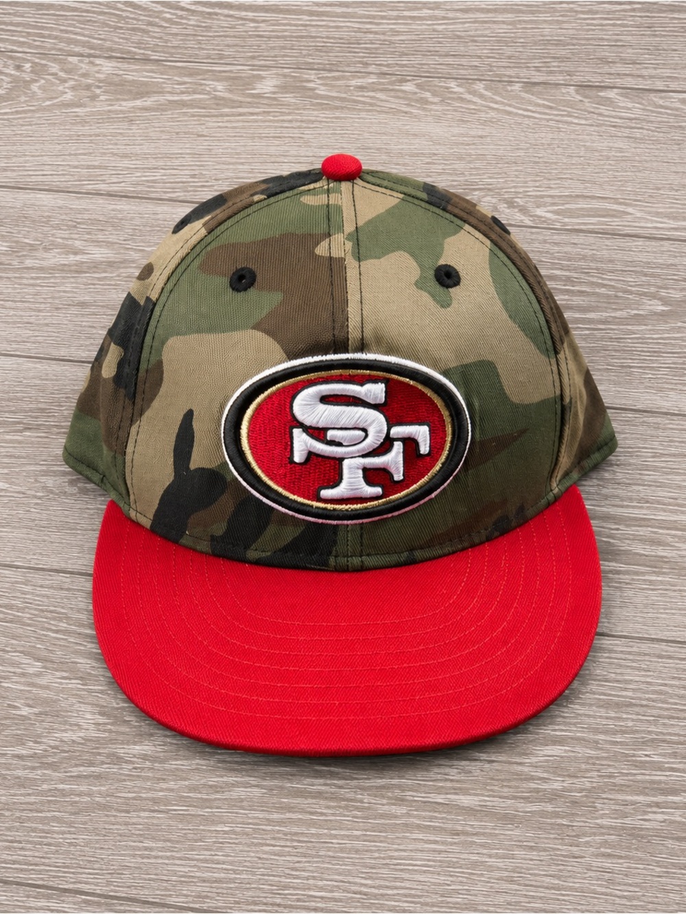 San Francisco 49ers Camo Snapback Hat
